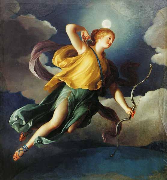 Anton Raphael Mengs Diana as Personification of the Night by Anton Raphael Mengs. oil painting image